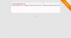 Desktop Screenshot of connectedhomes.eu